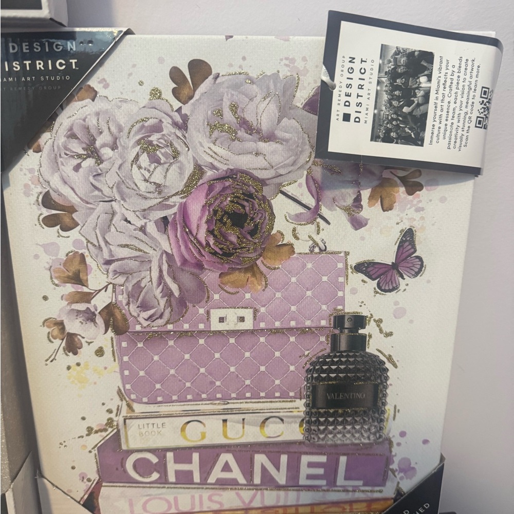 Design district Crystal Lux gorgeous wall art New with tag your choice of one!!! - Picture 3 of 3